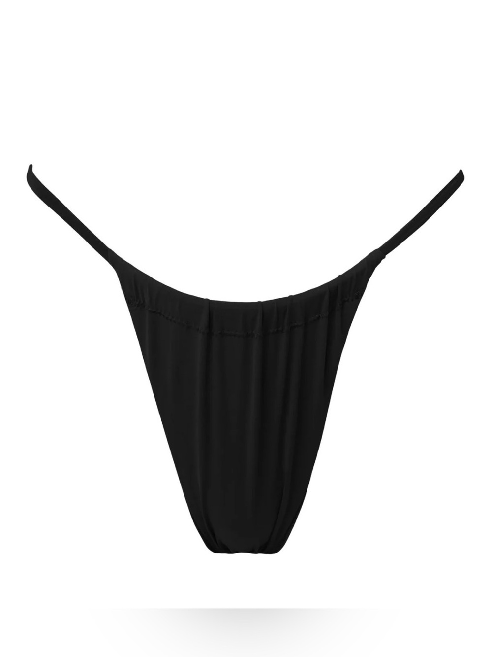 Slate Swim Rain Bikini Bottoms Black XS